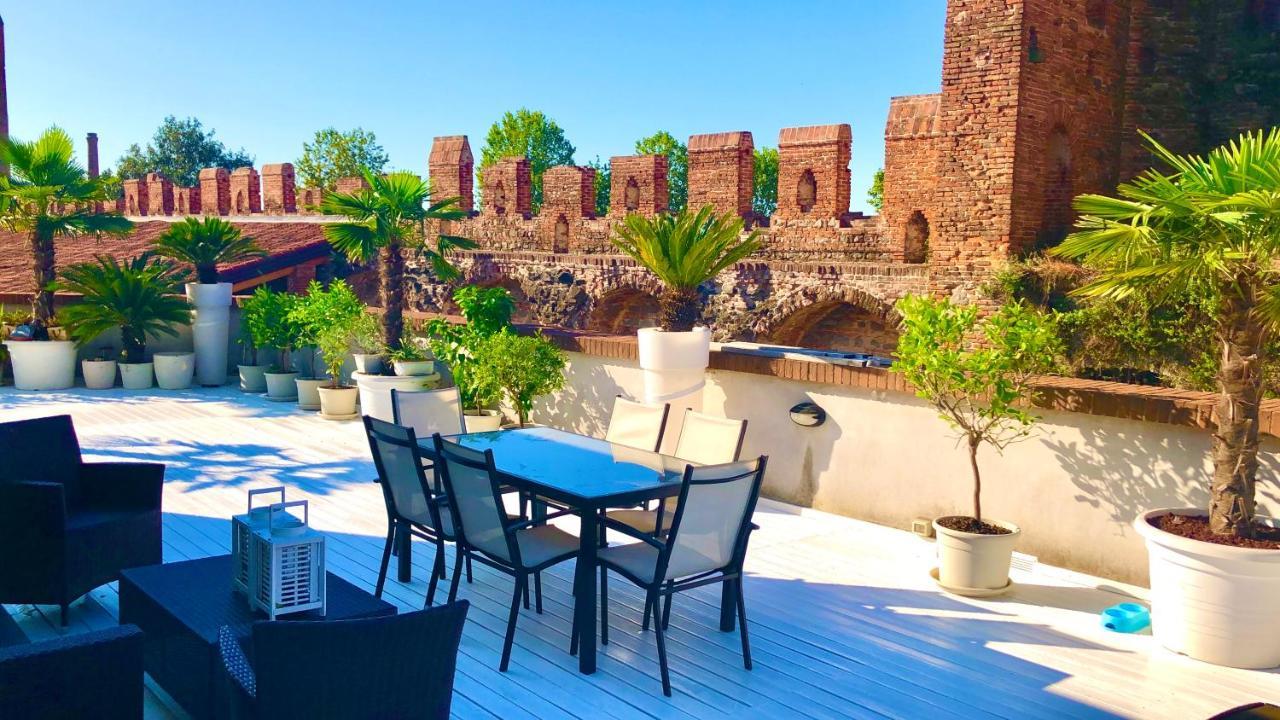Apartmán Ca' Del Sole - Attico Panoramico In Centro Storico Montagnana  Exteriér fotografie